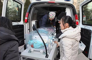 莎车县妇婴监护型护送